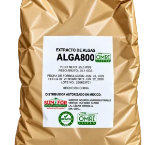 ALGA 800 – Extracto de Algas Marinas 18% en Polvo | 100% Soluble