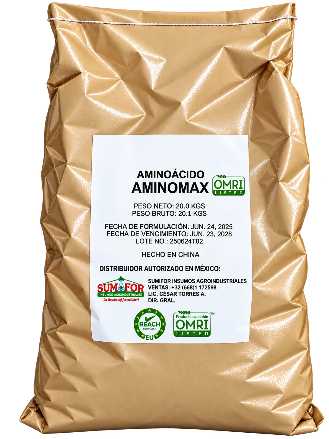 AMINOMAX — Aminoácidos 80% en Polvo 100% Soluble